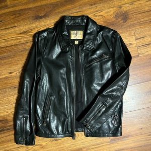 Leather bomber style jacket BRAND NEW/MINT